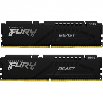 Комплект модулей памяти Kingston FURY Beast KF560C40BBK2-16 DDR5 16GB (Kit 2x8GB) 6000MHz