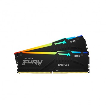 Комплект модулей памяти Kingston FURY Beast RGB KF556C36BBEAK2-32 DDR5 32GB (Kit 2x16GB) 5600MHz